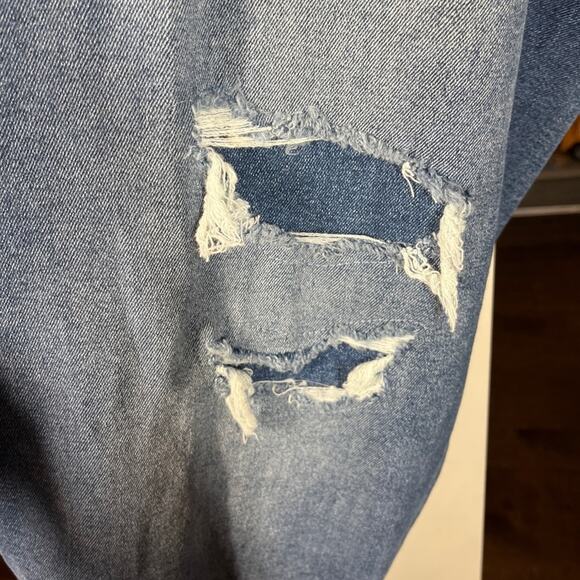 Lane Bryant Distressed Boyfriend Denim Jeans Flex Magic Waistband NWT 28 Plus Sz - Picture 7 of 16